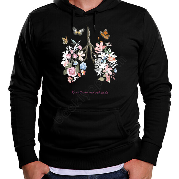 Kelebekli Sweatshirt online tasarla