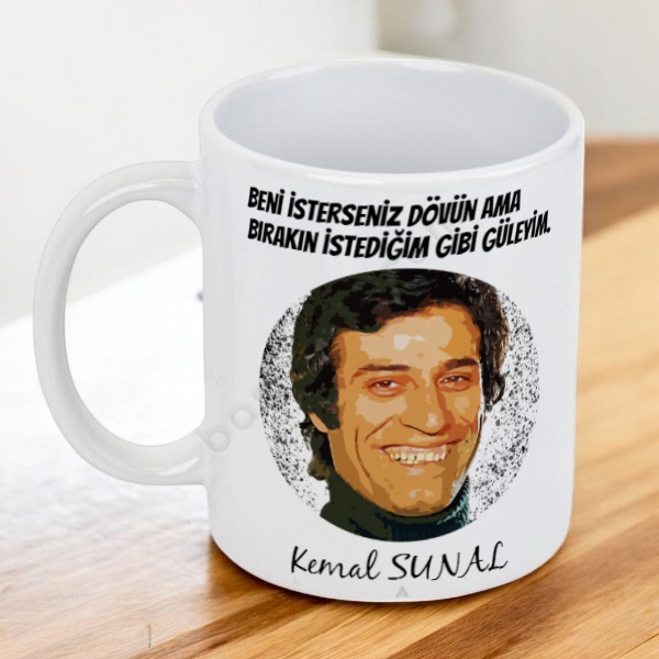 Kemal Sunal Tasarımlı Kupa Bardak online tasarla