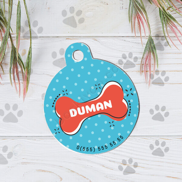 Kemik Tasarımlı Köpek Tasaması online tasarla