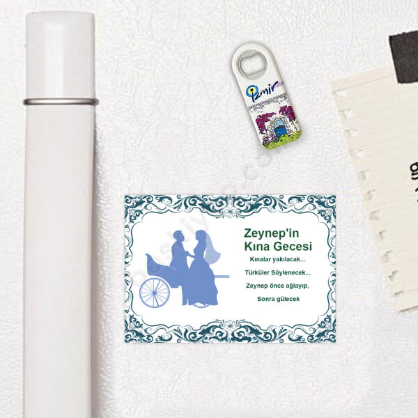 Kendin Tarla Kına Gecesi Magneti online tasarla