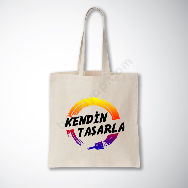 Kendin Tasarla Baskılı Promosyon Çanta online tasarla