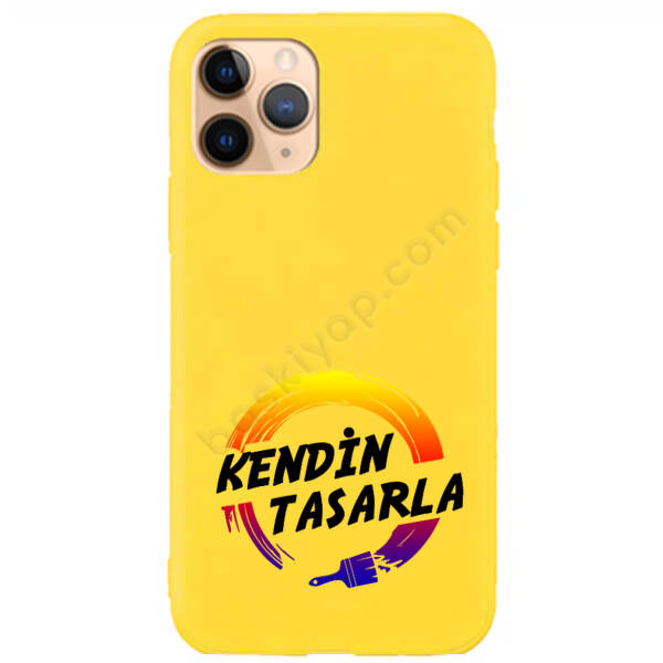 Kendin Tasarla Iphone 11 Pro Sarı Telefon Kılıfı online tasarla