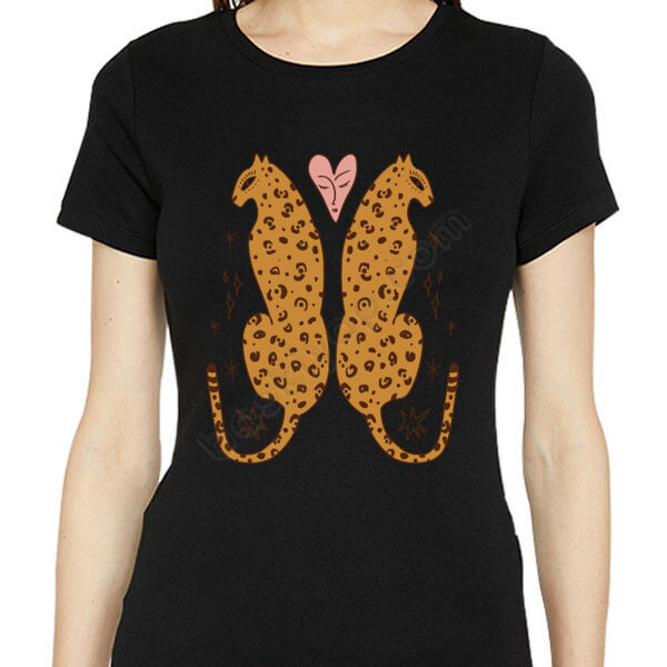 Kendin Tasarla Siyah Kadın Tişört online tasarla