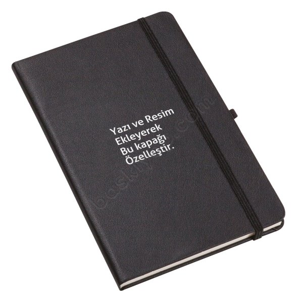 Kendin Tasarla Tarihsiz Ajanda - Siyah – Tarihsiz Siyah Ajanda / Defter tasarımı