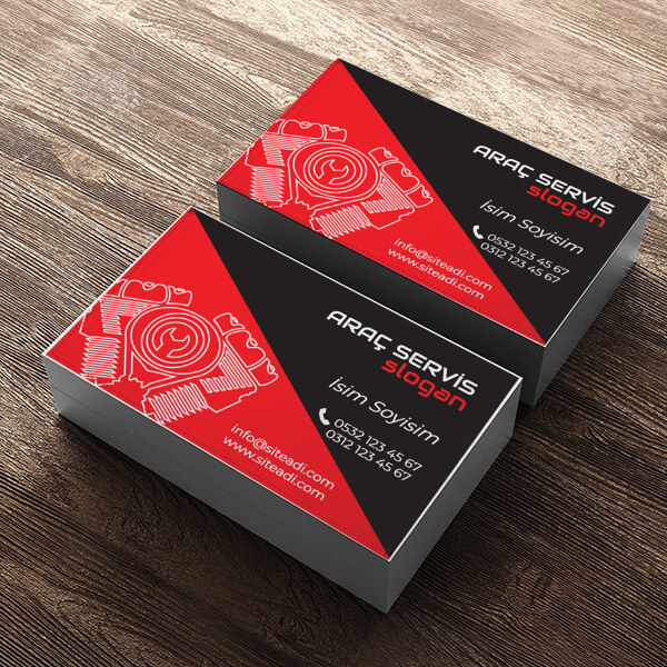 Kırmızı Araç Tamir online tasarla