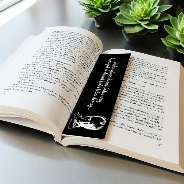 Kişiye Özel Atatürk Temalı Kitap Ayracı online tasarla