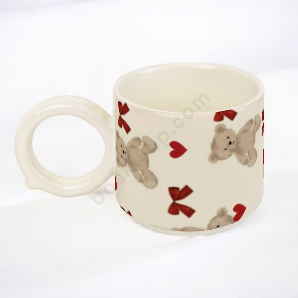 Kişiye Özel Baskılı  Yuvarlak Fincan online tasarla