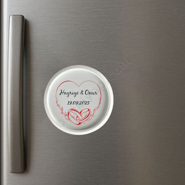 Kişiye Özel Daire Magnet Kendin Tasarla online tasarla