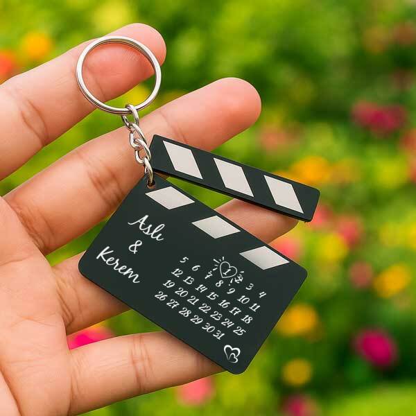 Kişiye Özel Klaket Anahtarlık Kendin Tasarla | 15396 online tasarla