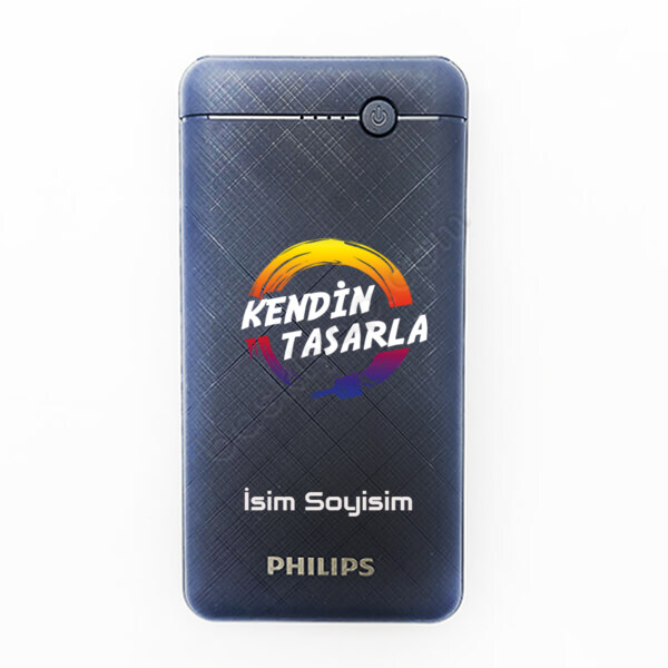 Kişiye Özel Lacivert Philips Powerbank online tasarla