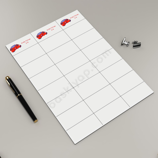 Kişiye Özel Okul Etiketi online tasarla