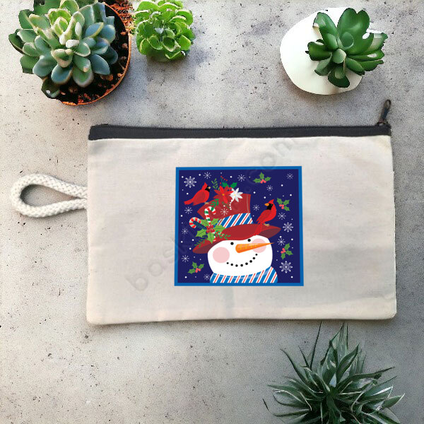 Kişiye Özel Yılbaşı Temalı Bez Kalemlik-Tasarım 2 online tasarla