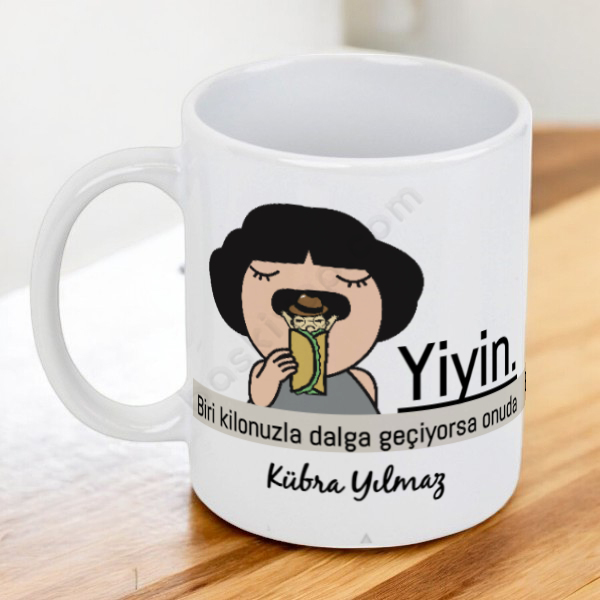 Komik Diyet Kupa Bardak online tasarla