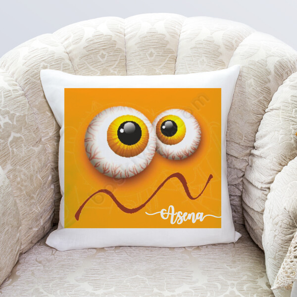Komik Göz Tasarımlı Yastık Kılıfı online tasarla