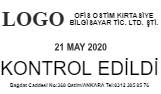 Kontrol Edildi online tasarla