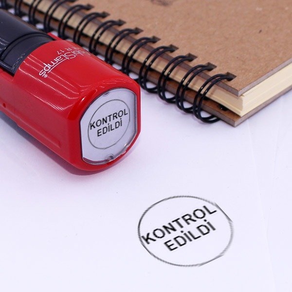 Kontrol Edildi Mobistamps Kaşe online tasarla