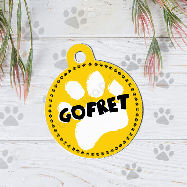 Köpek Tasarımlı İsim Künyesi online tasarla