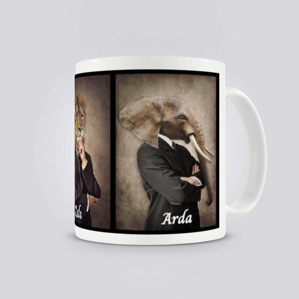 Kurt-Aslan-Fil Illüstrasyon online tasarla