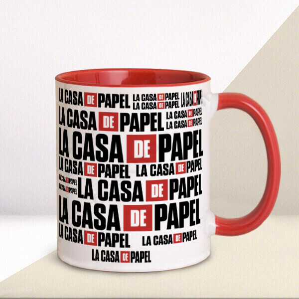 Lacasedepapel Kırmızı Kupa Bardak online tasarla