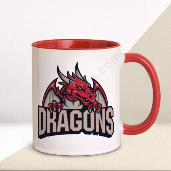 League Of Legends Dragons Kırmızı Kupa Bardak online tasarla