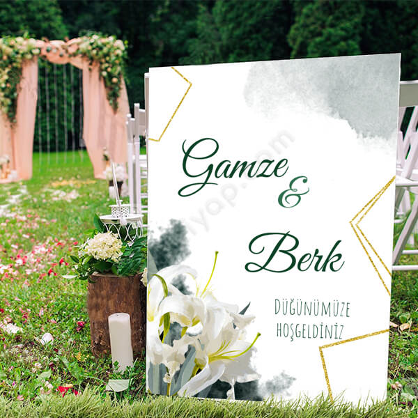 Lilyum Tasarım Ayaklı Pano online tasarla