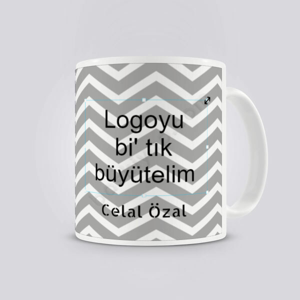 Logoyu Bi'tık Büyütelim Kendin Tasarla Baskılı Kupa online tasarla