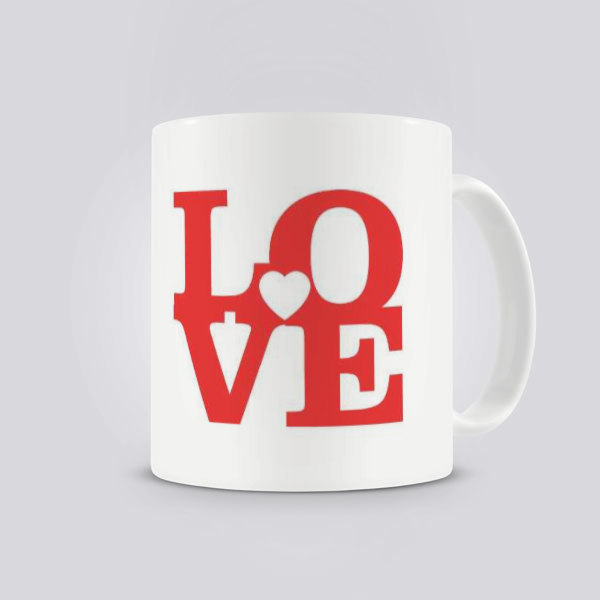 Love Temalı Baskılı Kupa online tasarla