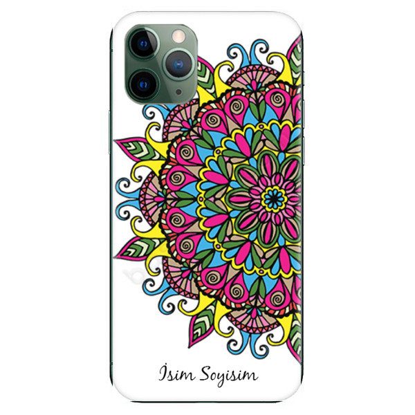 Mandala Tasarım Baskılı Iphone 11 Max Telefon Kılıfı online tasarla