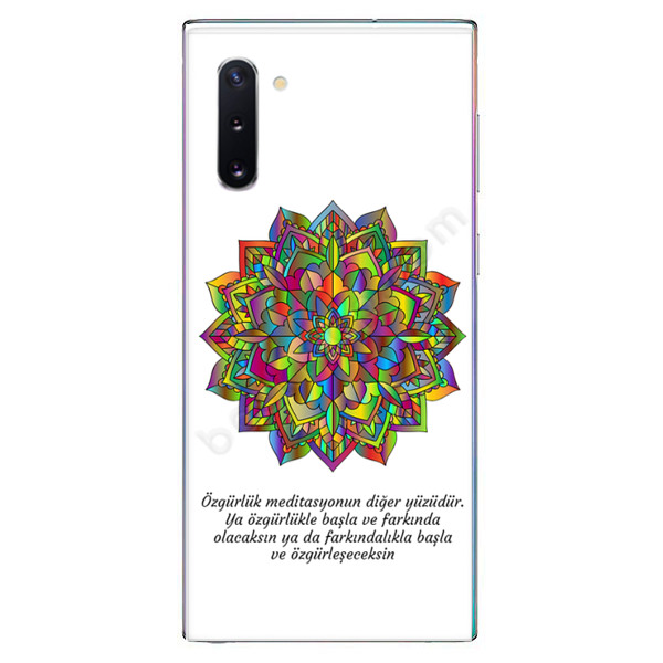 Mandala Tasarım Baskılı Samsung Note 10 Telefon Kılıfı online tasarla