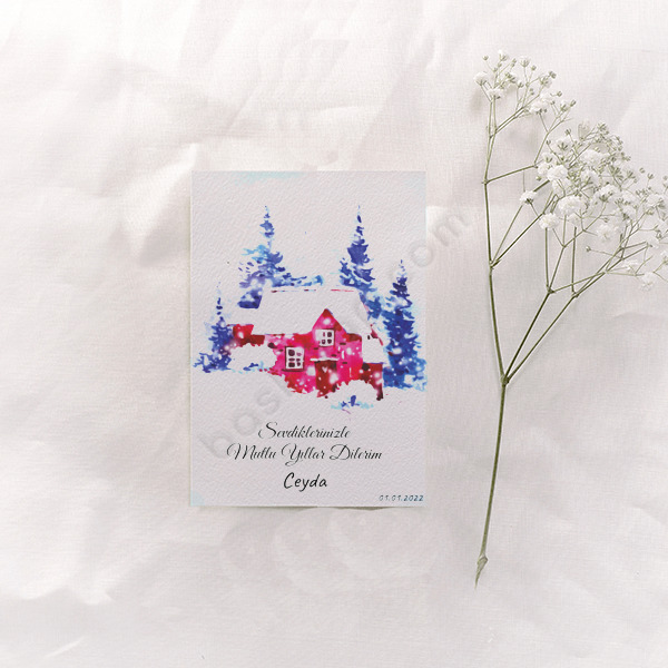 Manzara Tasarımlı Anı Kartı online tasarla