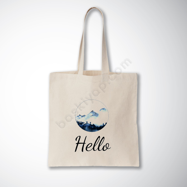 Manzara Tasarımlı Promosyon Bez Çanta online tasarla