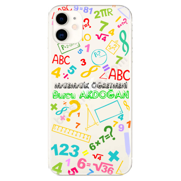 Matematik Öğretmeni İphone 11 Kılıf online tasarla