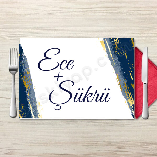 Mavi Desenli online tasarla