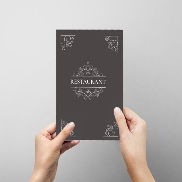 Menu Broşürü online tasarla