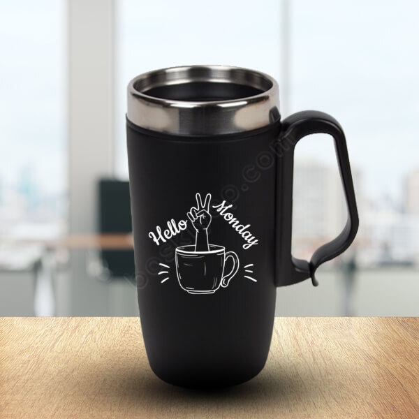 Merhaba Pazartesi Termos Bardak online tasarla