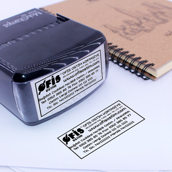 Mobistamps 60 Logolu Firma Kaşesi online tasarla