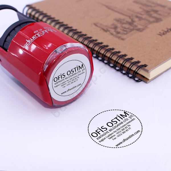 Mobistamps R50 Çerçeveli Firma Kaşesi online tasarla