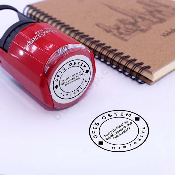 Mobistamps R50 Firma Kaşesi online tasarla