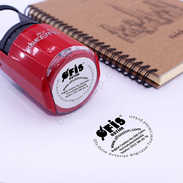 Mobistamps R50 Yuvarlak Firma Kaşesi online tasarla