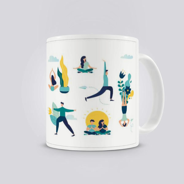 Motivasyon Yoga Kupa Bardak online tasarla