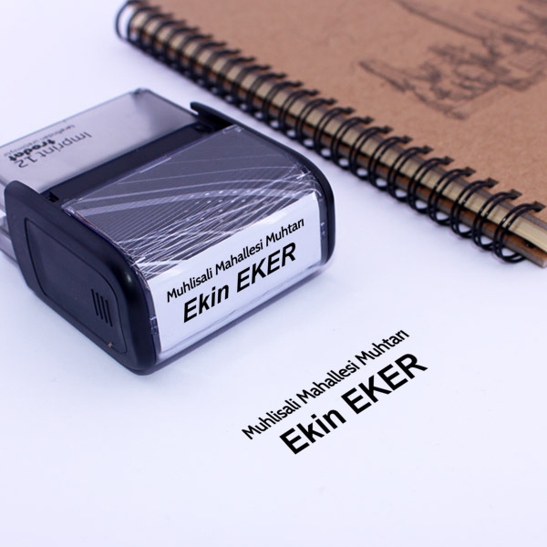 Muhtar Kaşesi online tasarla