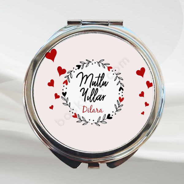 Mutlu Yıllar Tasarımlı Ayna online tasarla