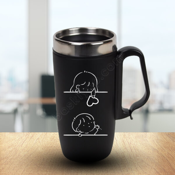 My Heart Mat Çelik Termos Bardak online tasarla