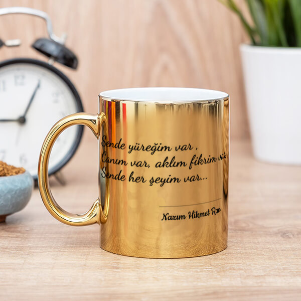 Nazım Hikmet Sözleri Kupa Bardak online tasarla