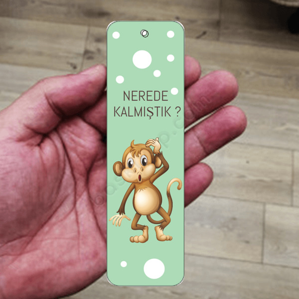 Nerede Kalmıştık ? Metal Kitap Ayracı online tasarla