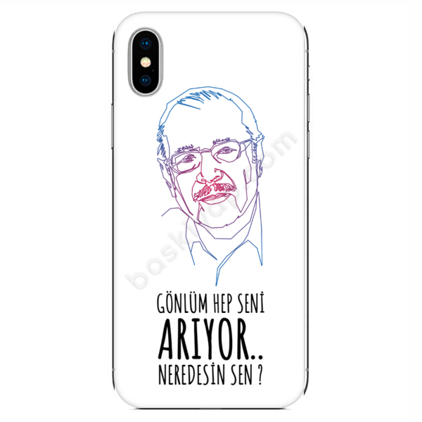 Neşet Ertaş Tasarım İphone X Telefon Kılıfı online tasarla