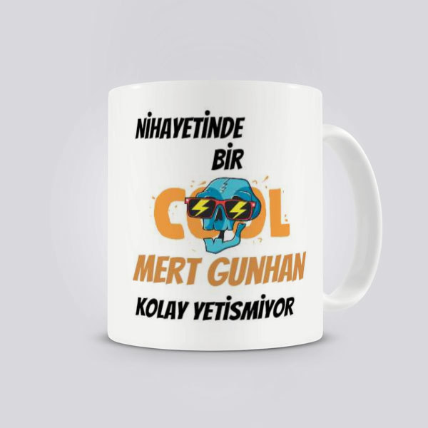 Nihayetinde Kuru Kafa Cool Baskılı Kupa – Kendin Tasarla Baskılı Kupa tasarımı
