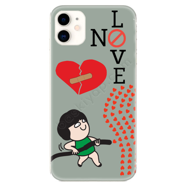 No Love Tasarım Telefon Kılıfı online tasarla