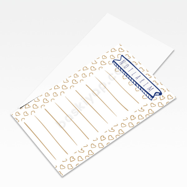 Not Kartı 2 Tasarım Unutmayınız Kartı online tasarla