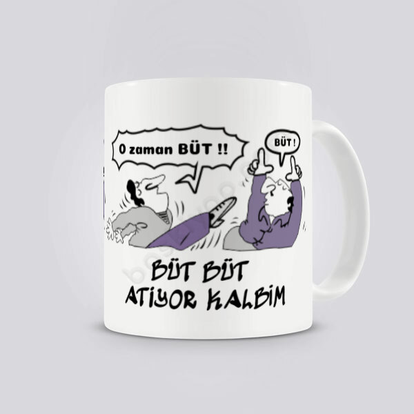 O Zaman Büt Temalı Kendin Tasarla Baskılı Kupa online tasarla